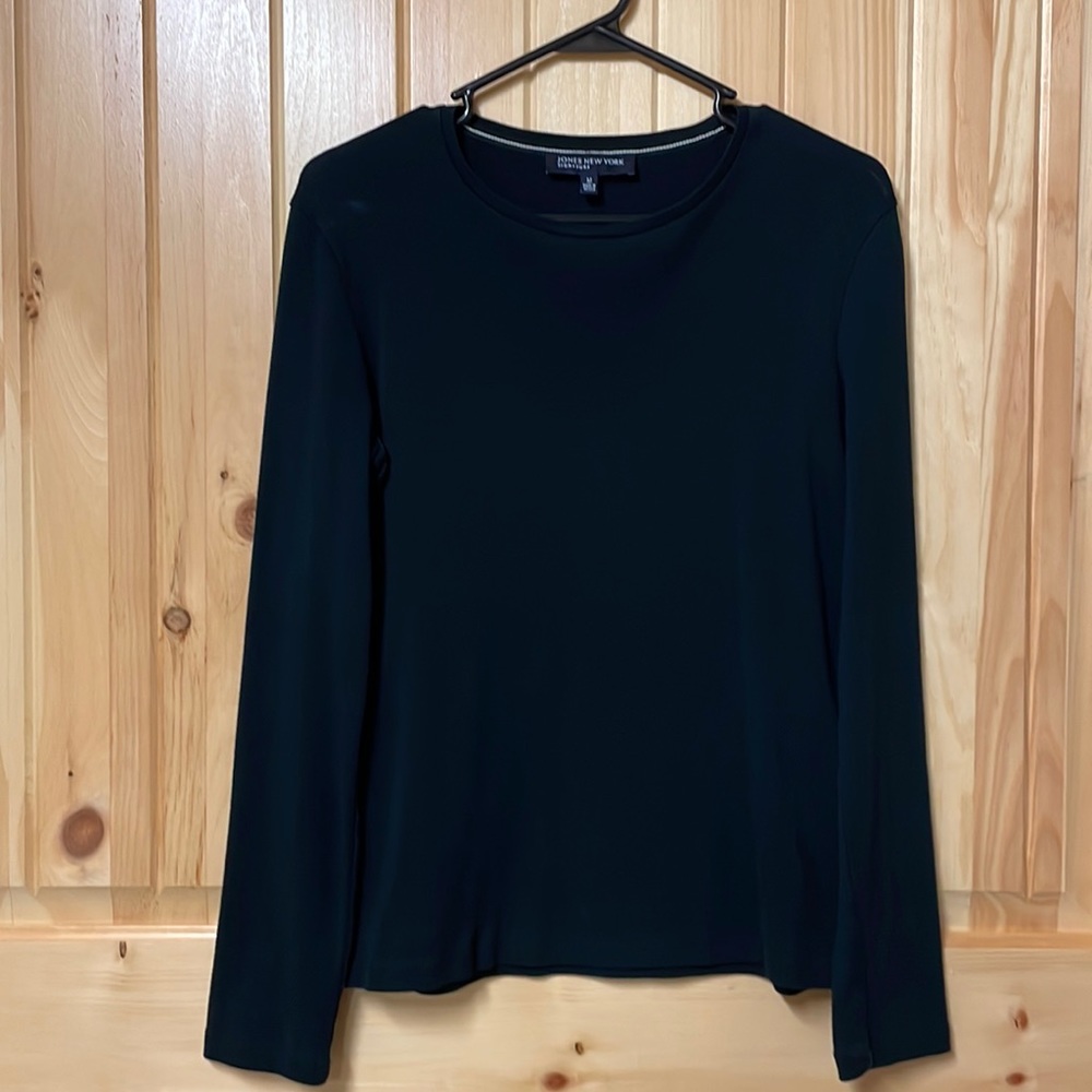 Jones of New York Black LS Top